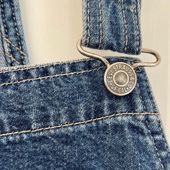 Vintage Levi's Two Horse Brand Carpenter Overalls 90's - Picture 8 of 11